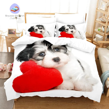 Housse de Couette Chien Mignon